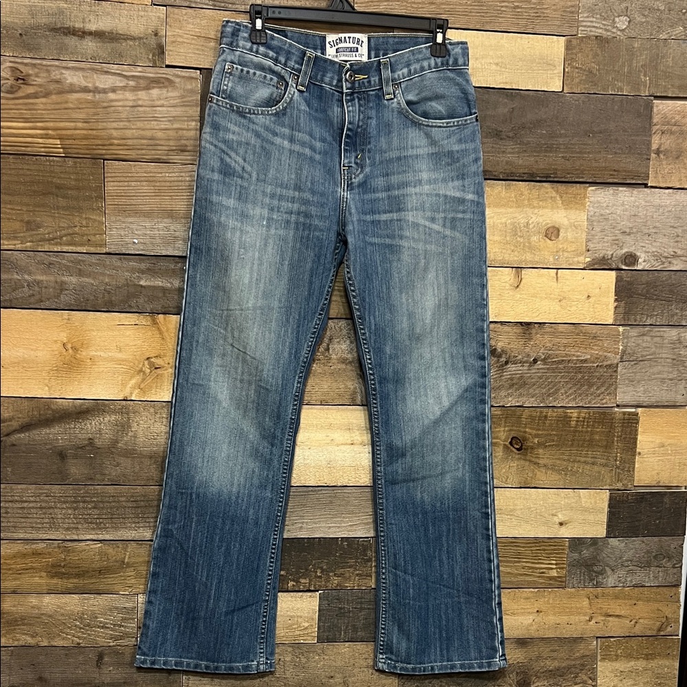 Signature by Levi Strauss Blue Bootcut Jeans